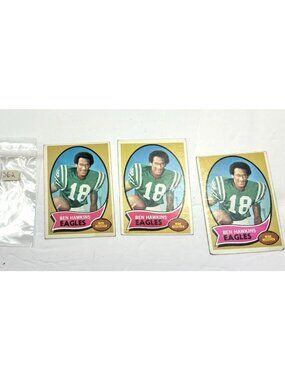 3-1969 Ben Hawkins Philadelphia Eagles Football Card #98 Vintage NFL Collectible